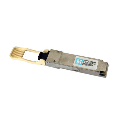 100G 데이터 레이트 MPO 광학 모듈 QSFP28-100G-SR4 DDM 호환성 850nm 100m 광섬유 송신기