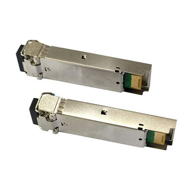 광섬유 송신기 1.25G 듀플렉스 1310nm LC 커넥터 DDM 1000BASE MMF/SMF 2km 거리의 플러그 가능한 SFP 송신기