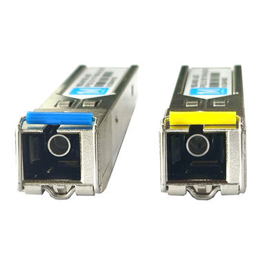 2.5G BIDI 10km 1310nm/1550nm SC 커넥터 DDM WDM 심플렉스 광 모듈