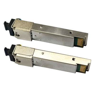 SMF 섬유 타입 1.25G BIDI 80km 1490nm/1550nm SC 커넥터 DDM WDM 심플렉스 광 모듈 트랜시버 SFP 모듈 FTTX