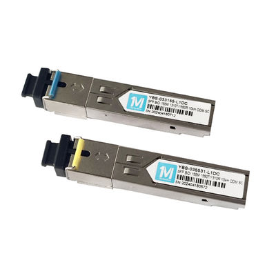 섬유 타입 SMF 155M BIDI 10km 1310nm/1550nm SC 커넥터 DDM WDM 심플렉스 광 모듈 트랜시버 SFP FTTX 네트워크