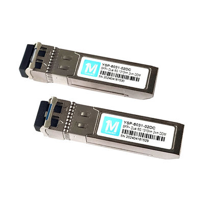 1310nm LC DDM SMF 6GB 광 모듈 단일 모드 SFP 모듈 SFP 6G 2km 속도 FTTX 애플리케이션 및 솔루션