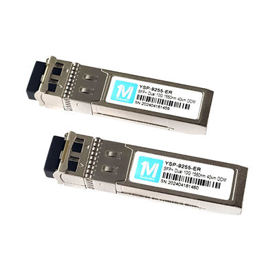 10G SFP 듀플렉스 40km 1550nm LC DDM SMF 광 모듈 싱글 모드 SFP 모듈 SFP 10G ER 고속 네트워크의 이상적인 선택