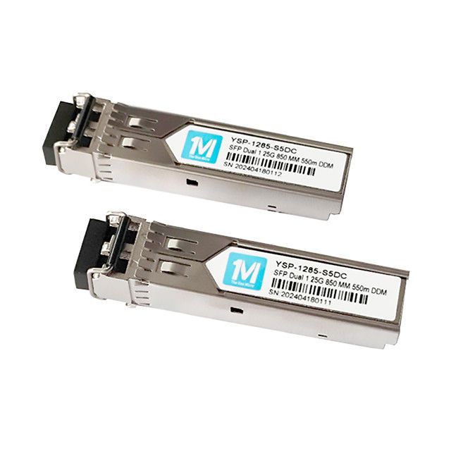 3 1.25G 듀플렉스 550m 850nm LC 커넥터 DDM 1000BASE MMF 광섬유 모듈 플러그이블 SFP 트랜시버