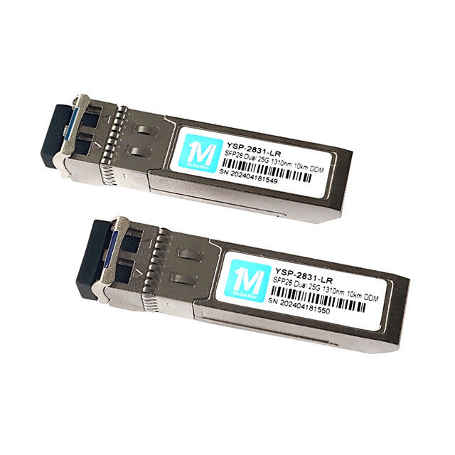 25G SFP28 듀플렉스 10km 1310nm LC DDM SMF 25GB 광 모듈 단편모드 SFP28 모듈 장거리 네트워크 연결
