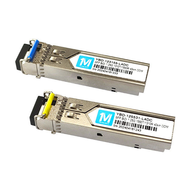 1.25G BIDI 40km 1310nm/1550nm LC 커넥터 DDM WDM 심플렉스 광 모듈 트랜시버 SFP 모듈