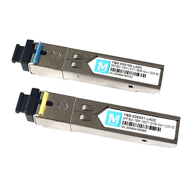 SDK 네트워크 155M BIDI 40km 1310nm/1550nm SC 커넥터 DDM WDM 심플렉스 광 모듈 트랜시버 SFP 모듈