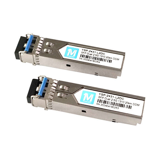 3.3V 듀플렉스 10km 1310nm LC 커넥터 DDM 2500BASE SMF 광섬유 모듈 플러그이블 SFP 트랜시버 플러그이블 인터페이스