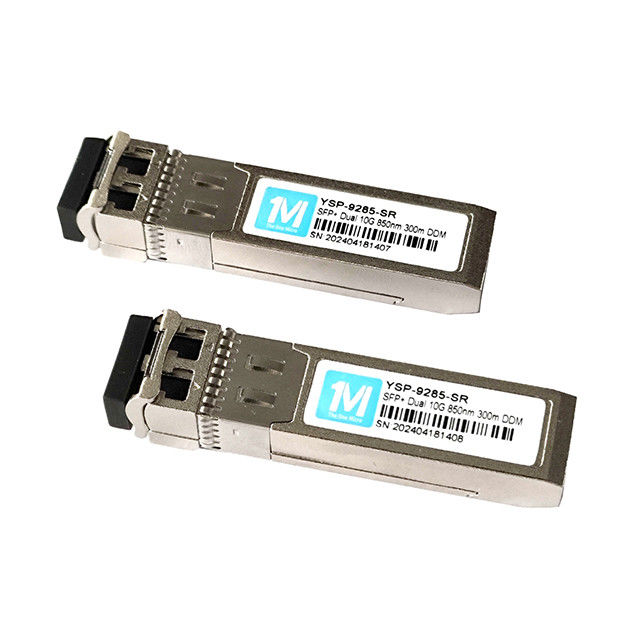 10G SFP 듀플렉스 300m 850nm LC DDM MMF MMF Multimode MMF에서 안정적이고 안전한 네트워크를 위한 VCSEL 광 수신기 모듈