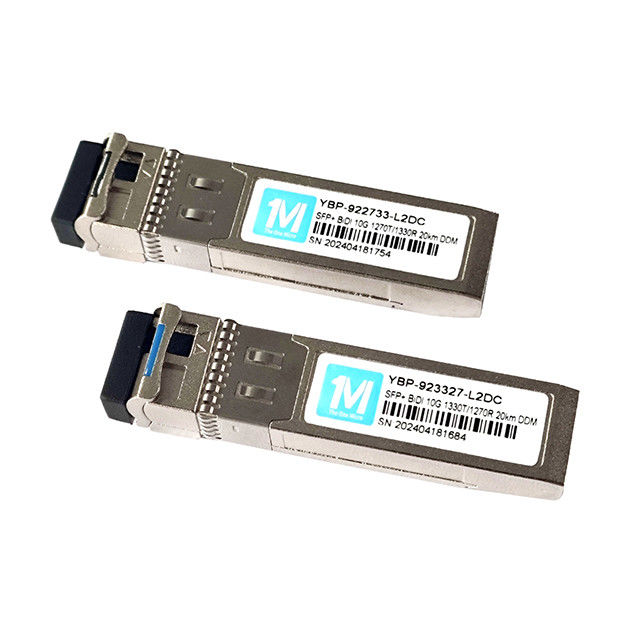 10G SFP BIDI 20km 1270nm/1330nm WDM LC 커넥터 고속 광섬유 DDM 광 수신기