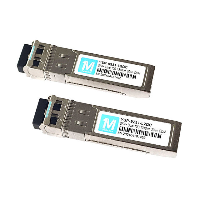 10G SFP 싱글모드 모듈 20km 1310nm LC DDM SMF FTTX 인프라를 위한 10GB 광학 모듈